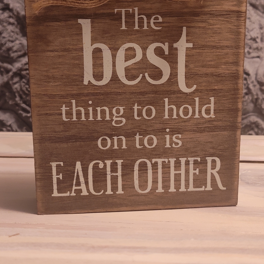 Rustic Brown Wall Decor Sign